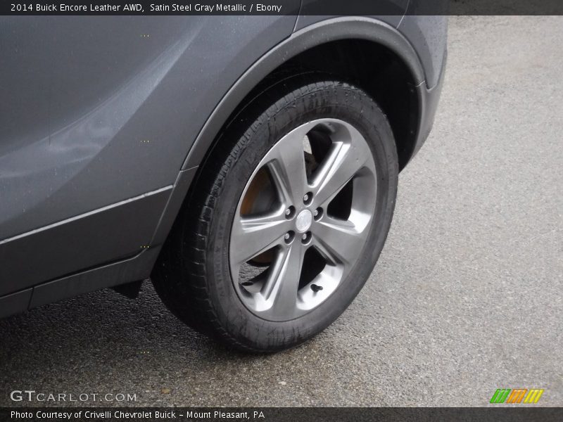 Satin Steel Gray Metallic / Ebony 2014 Buick Encore Leather AWD