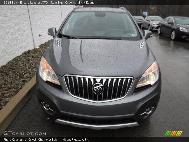 Satin Steel Gray Metallic / Ebony 2014 Buick Encore Leather AWD