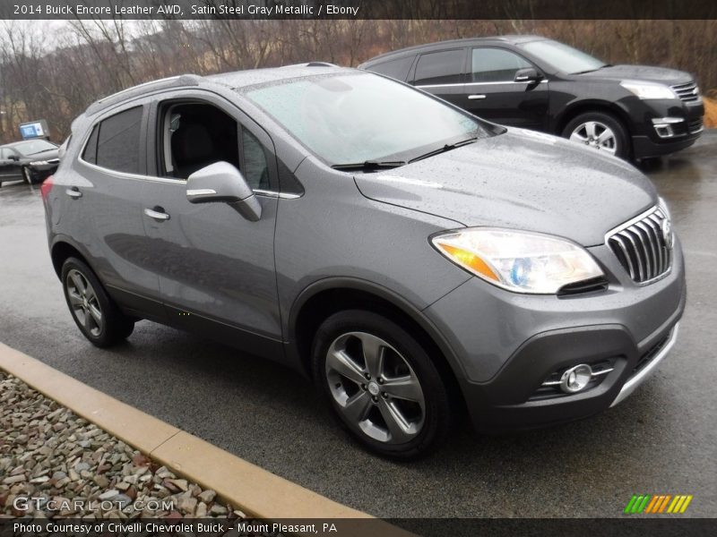 Satin Steel Gray Metallic / Ebony 2014 Buick Encore Leather AWD