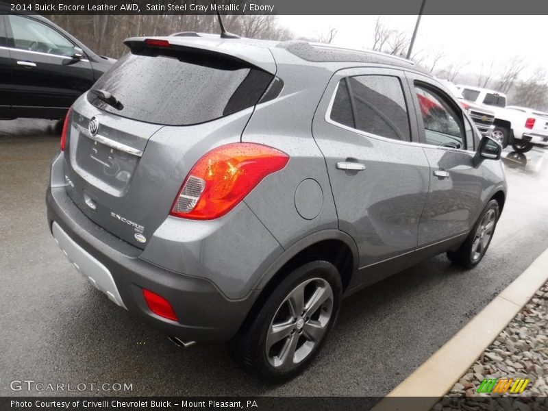 Satin Steel Gray Metallic / Ebony 2014 Buick Encore Leather AWD