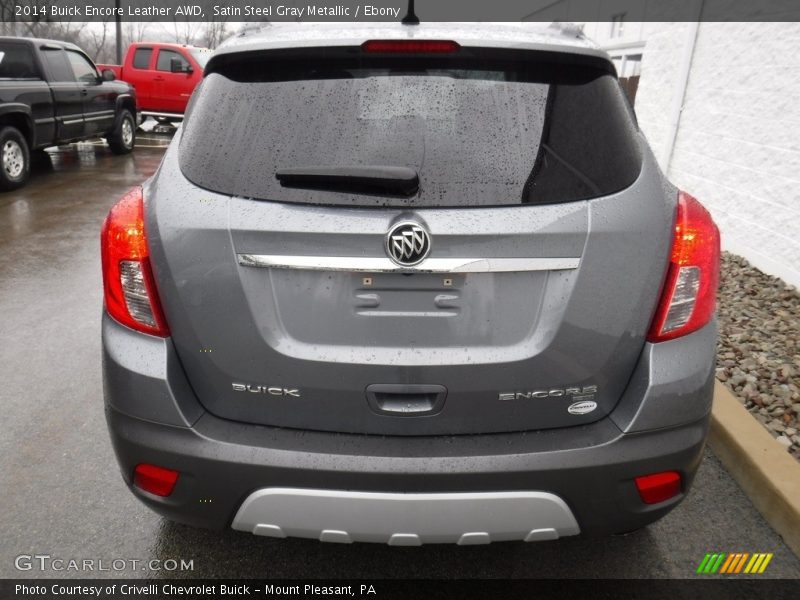 Satin Steel Gray Metallic / Ebony 2014 Buick Encore Leather AWD