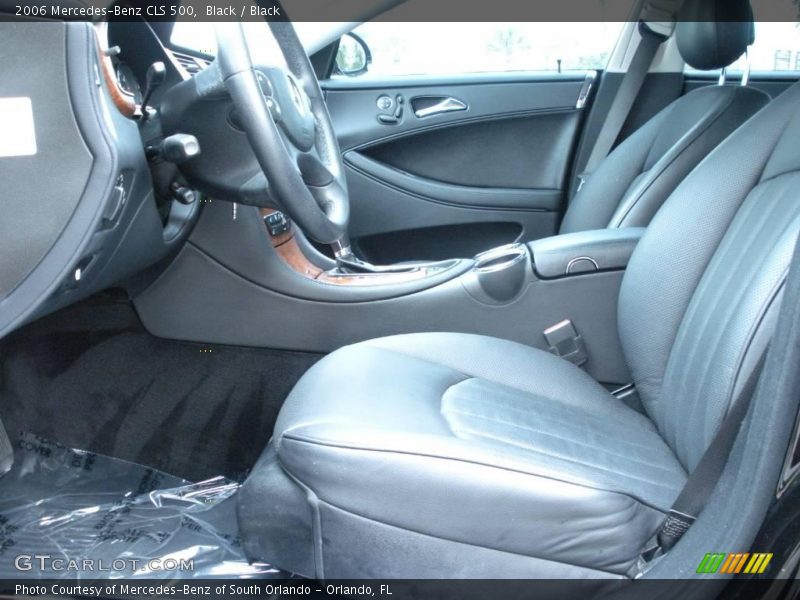 Black / Black 2006 Mercedes-Benz CLS 500