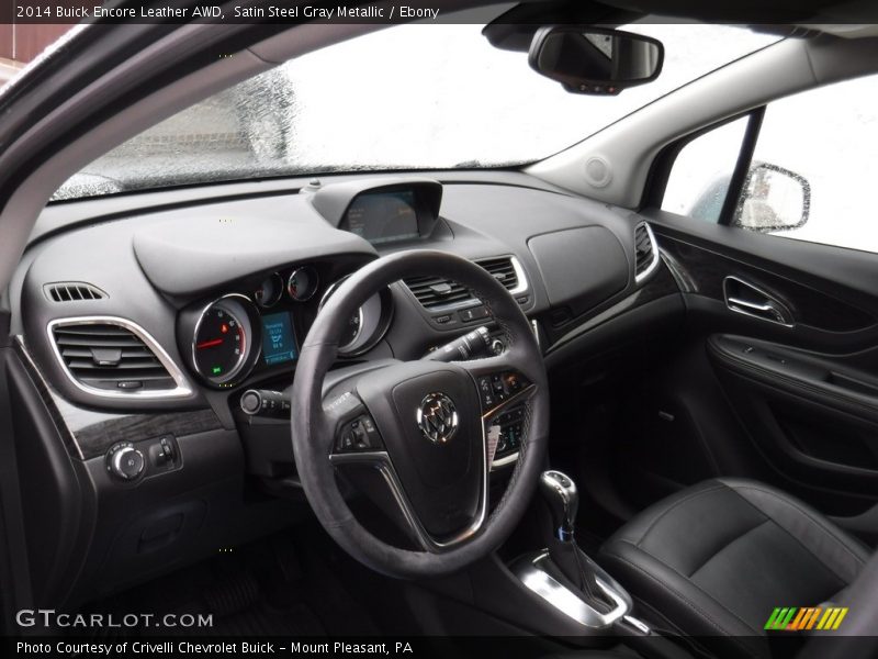 Satin Steel Gray Metallic / Ebony 2014 Buick Encore Leather AWD