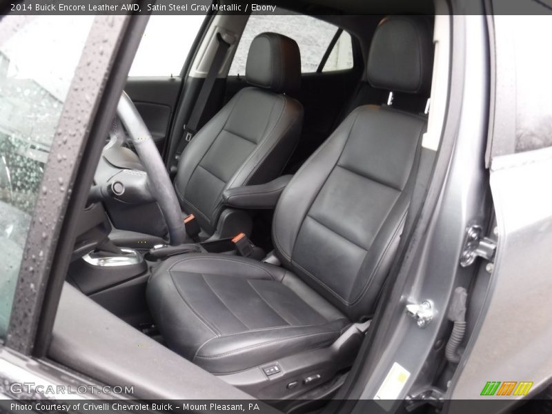 Satin Steel Gray Metallic / Ebony 2014 Buick Encore Leather AWD