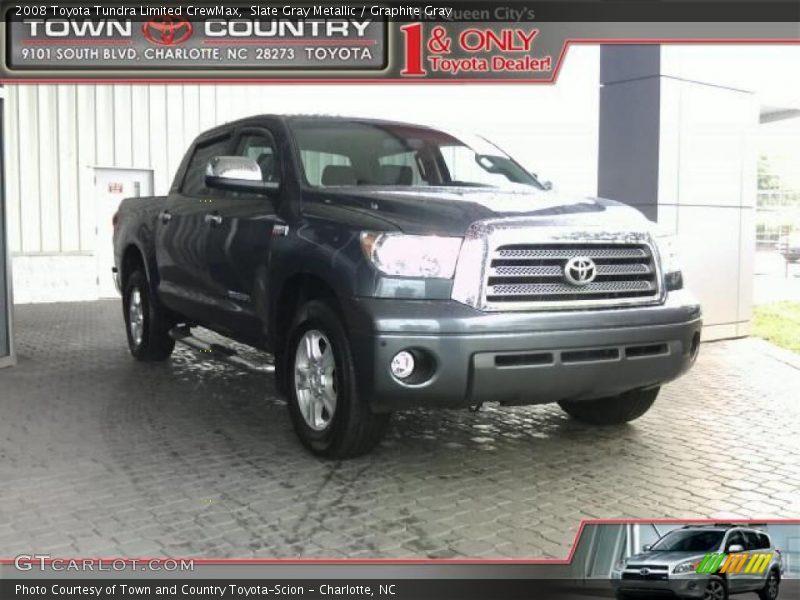 Slate Gray Metallic / Graphite Gray 2008 Toyota Tundra Limited CrewMax