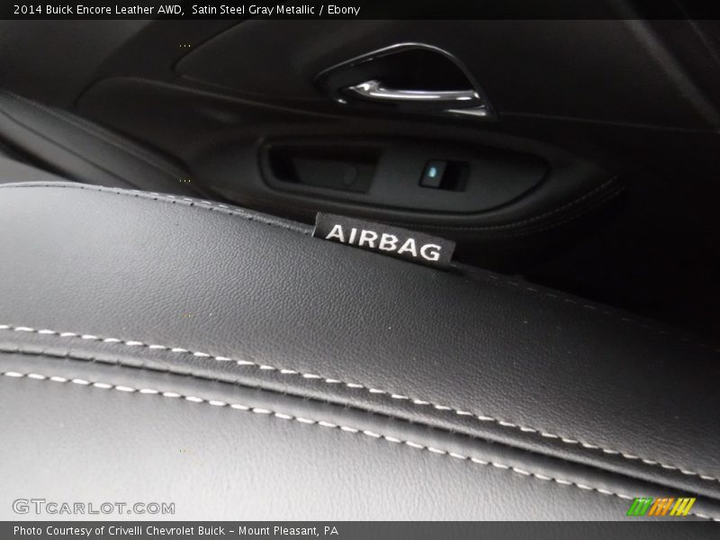 Satin Steel Gray Metallic / Ebony 2014 Buick Encore Leather AWD