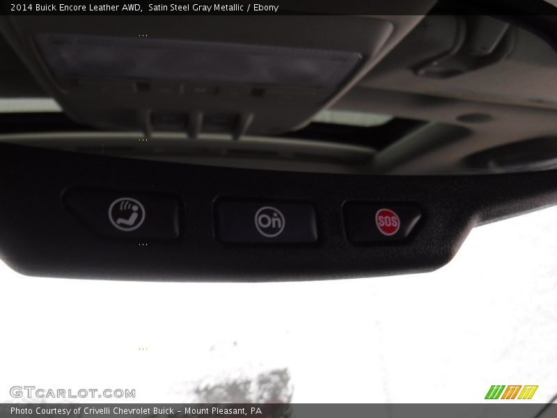 Satin Steel Gray Metallic / Ebony 2014 Buick Encore Leather AWD