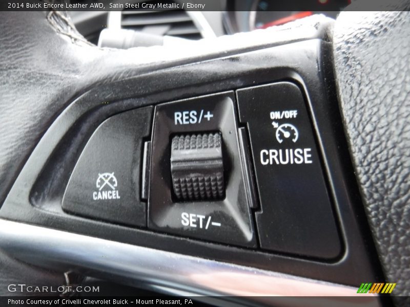 Satin Steel Gray Metallic / Ebony 2014 Buick Encore Leather AWD