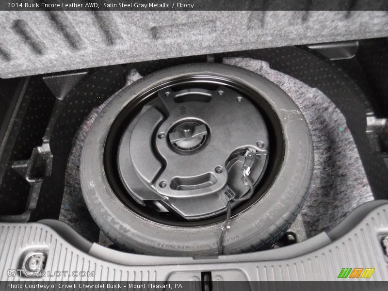Satin Steel Gray Metallic / Ebony 2014 Buick Encore Leather AWD