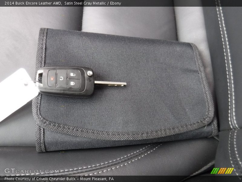 Satin Steel Gray Metallic / Ebony 2014 Buick Encore Leather AWD