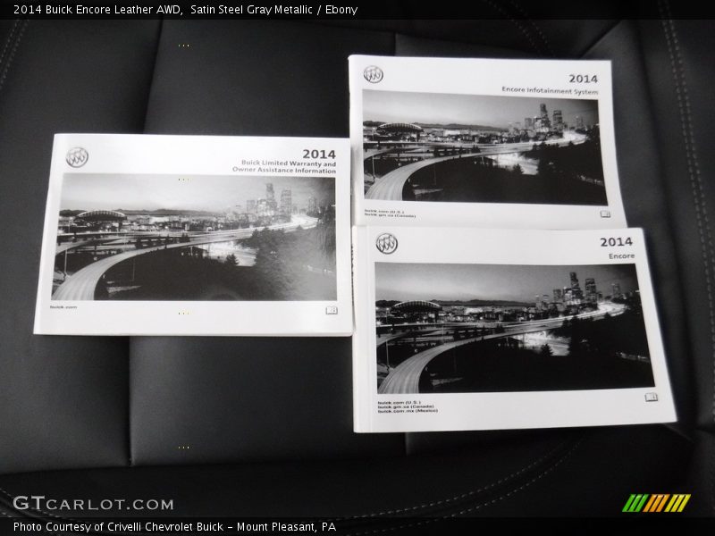 Satin Steel Gray Metallic / Ebony 2014 Buick Encore Leather AWD