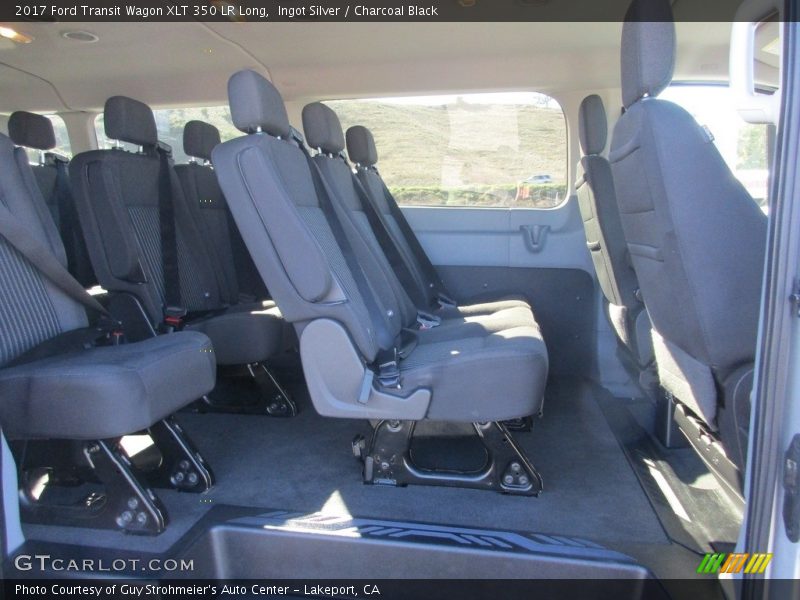 Rear Seat of 2017 Transit Wagon XLT 350 LR Long