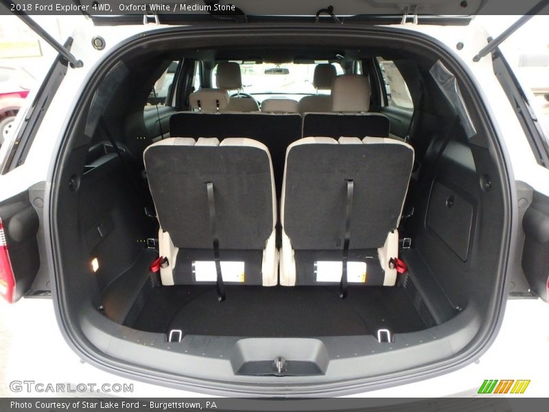 Oxford White / Medium Stone 2018 Ford Explorer 4WD