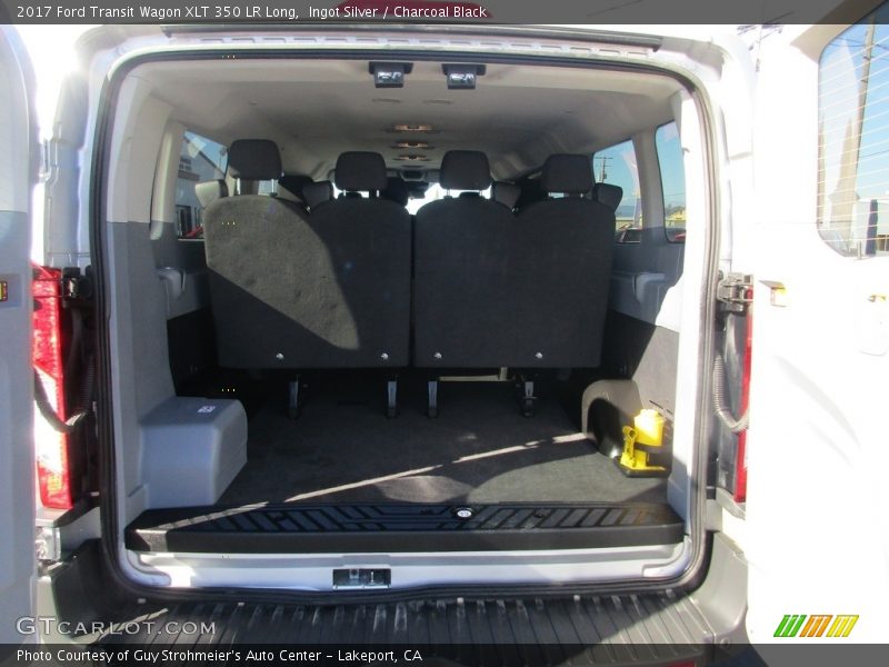 Ingot Silver / Charcoal Black 2017 Ford Transit Wagon XLT 350 LR Long