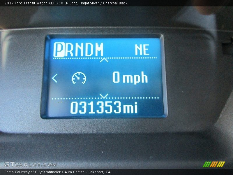 Ingot Silver / Charcoal Black 2017 Ford Transit Wagon XLT 350 LR Long