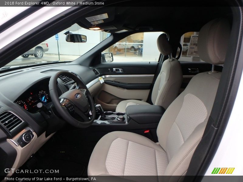  2018 Explorer 4WD Medium Stone Interior