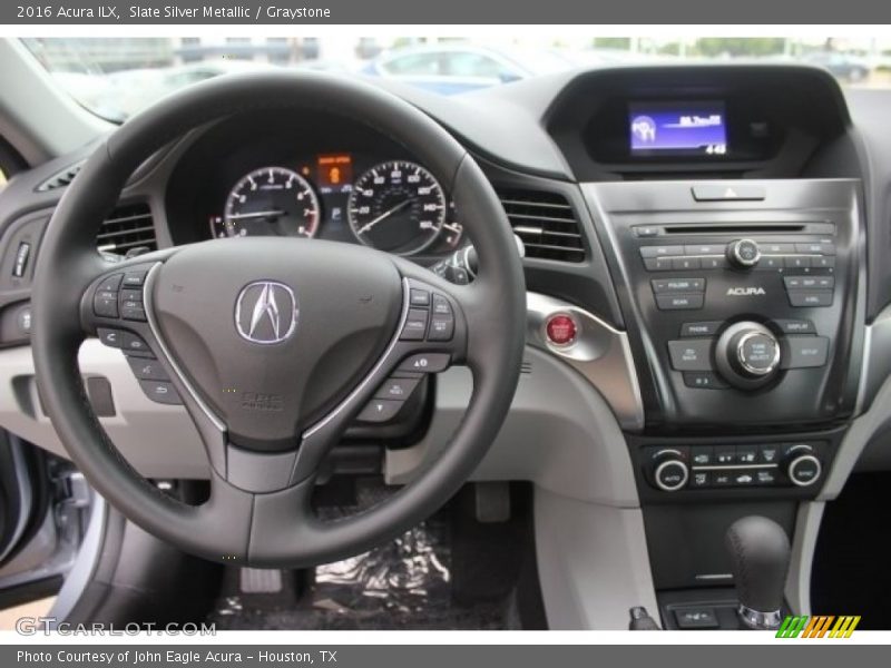Slate Silver Metallic / Graystone 2016 Acura ILX