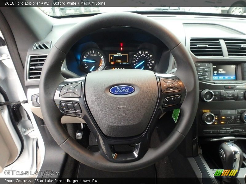  2018 Explorer 4WD Steering Wheel