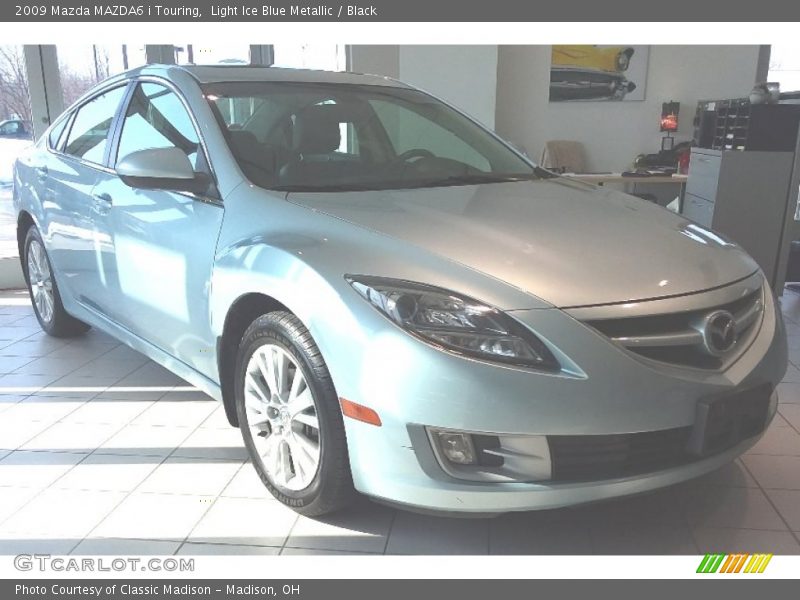 Light Ice Blue Metallic / Black 2009 Mazda MAZDA6 i Touring