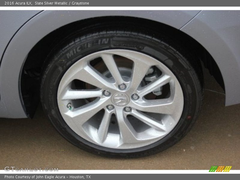 Slate Silver Metallic / Graystone 2016 Acura ILX