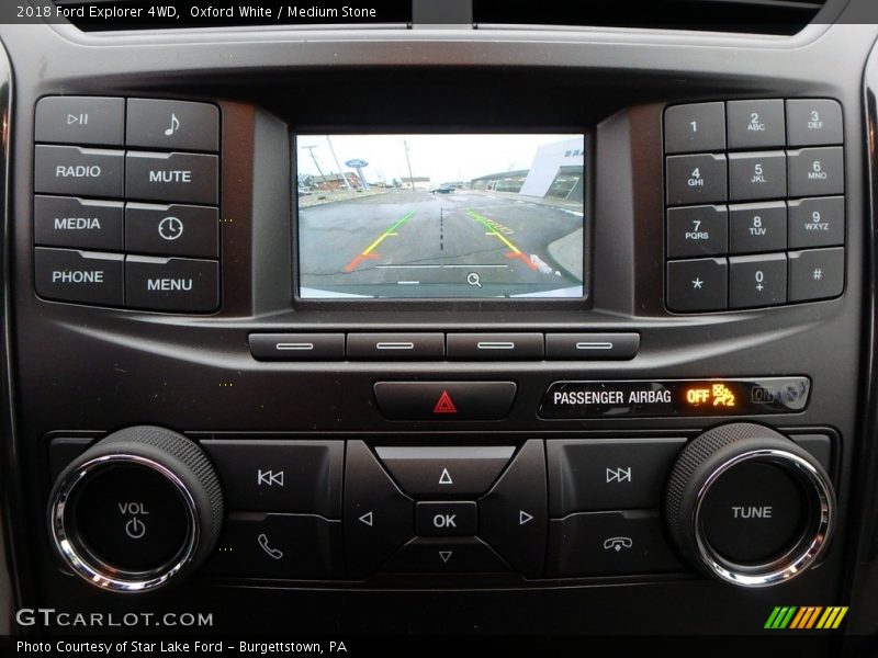 Controls of 2018 Explorer 4WD