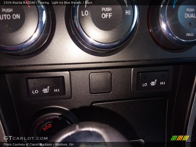 Light Ice Blue Metallic / Black 2009 Mazda MAZDA6 i Touring