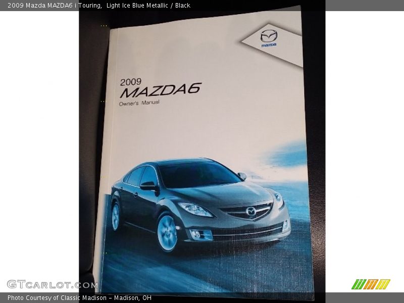 Light Ice Blue Metallic / Black 2009 Mazda MAZDA6 i Touring