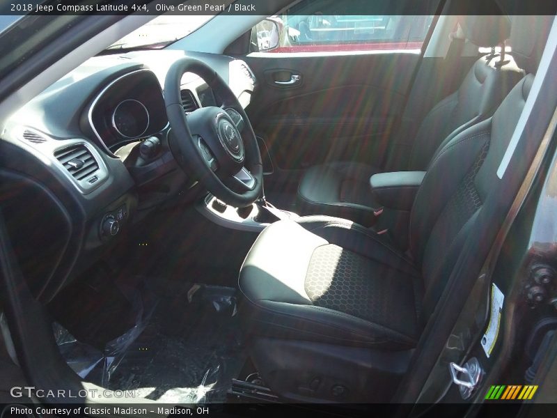 Olive Green Pearl / Black 2018 Jeep Compass Latitude 4x4