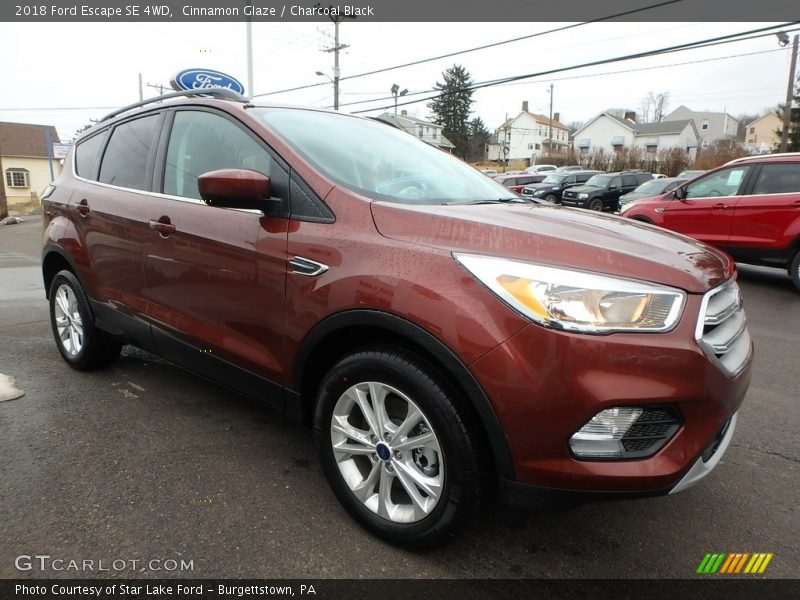 Cinnamon Glaze / Charcoal Black 2018 Ford Escape SE 4WD