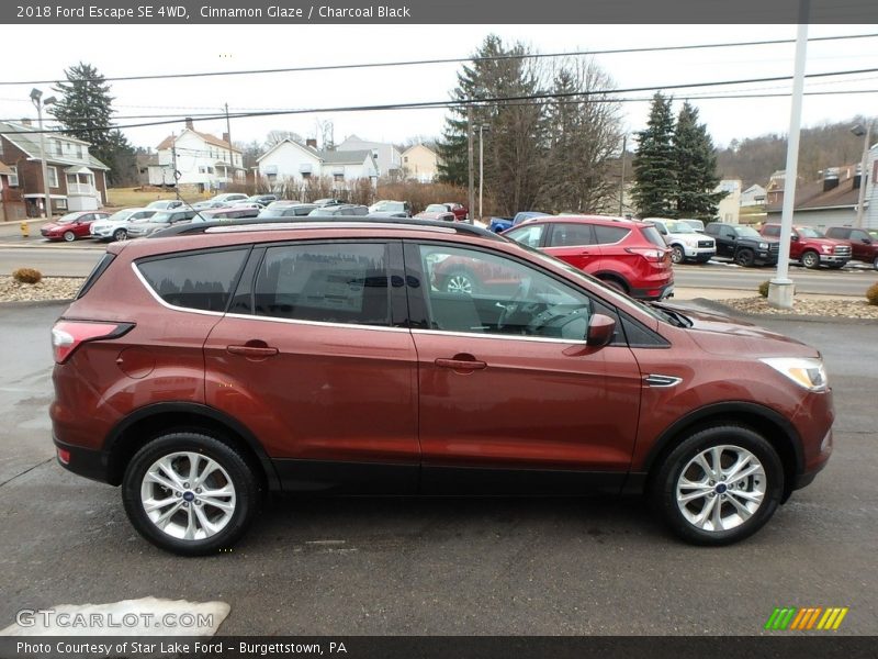 Cinnamon Glaze / Charcoal Black 2018 Ford Escape SE 4WD