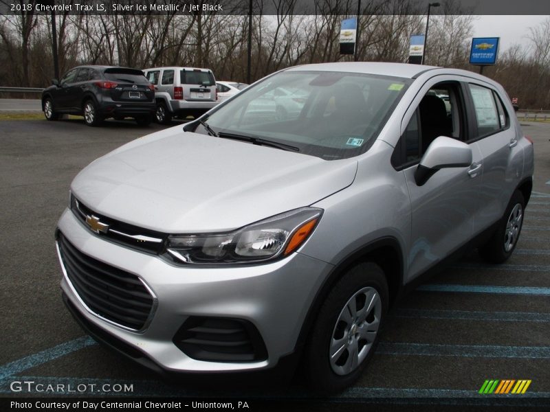 Silver Ice Metallic / Jet Black 2018 Chevrolet Trax LS