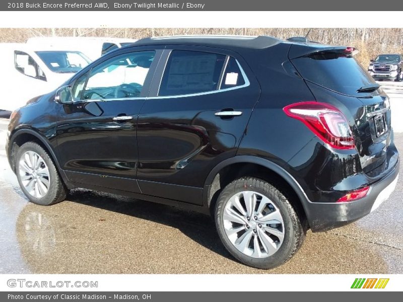 Ebony Twilight Metallic / Ebony 2018 Buick Encore Preferred AWD