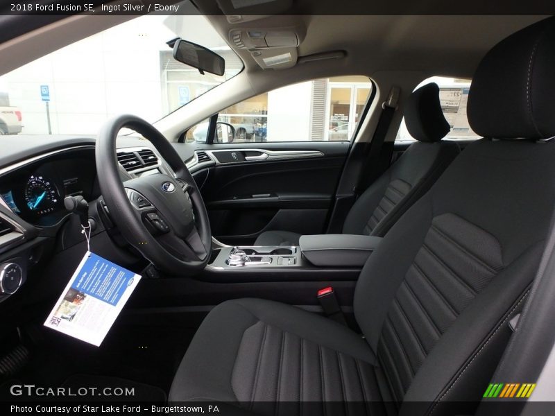 Ingot Silver / Ebony 2018 Ford Fusion SE