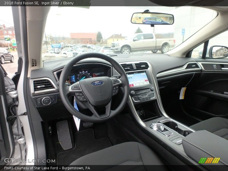 Ingot Silver / Ebony 2018 Ford Fusion SE