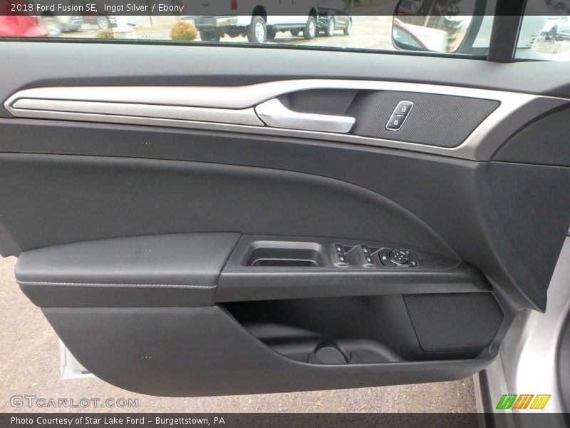 Ingot Silver / Ebony 2018 Ford Fusion SE