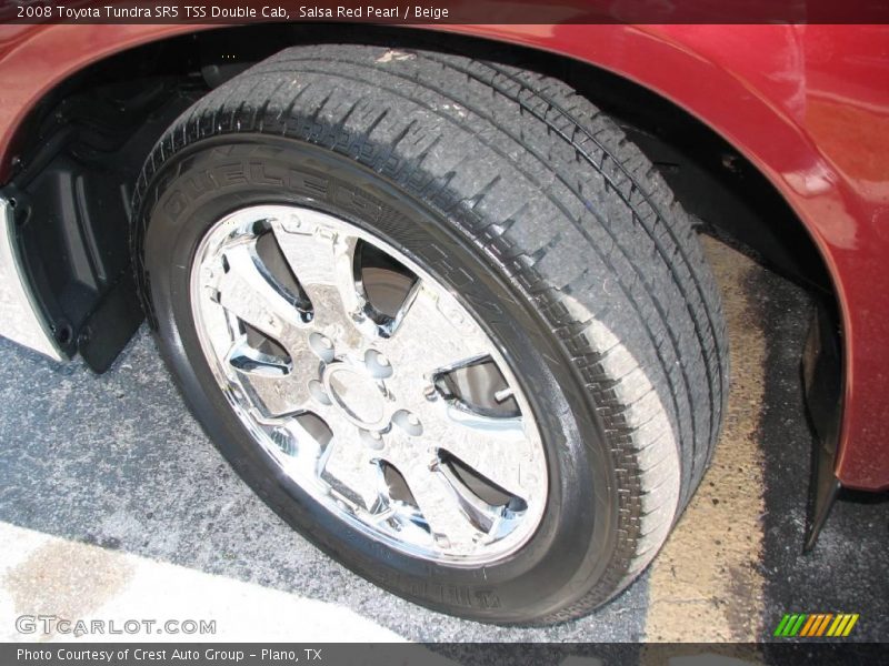 Salsa Red Pearl / Beige 2008 Toyota Tundra SR5 TSS Double Cab