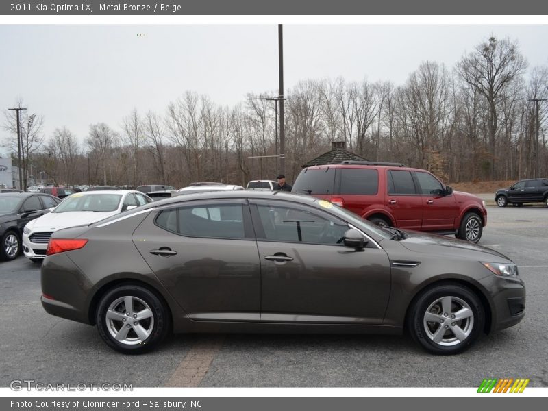 Metal Bronze / Beige 2011 Kia Optima LX