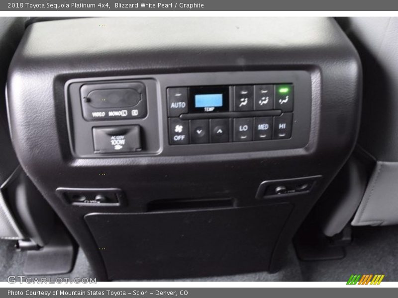 Blizzard White Pearl / Graphite 2018 Toyota Sequoia Platinum 4x4