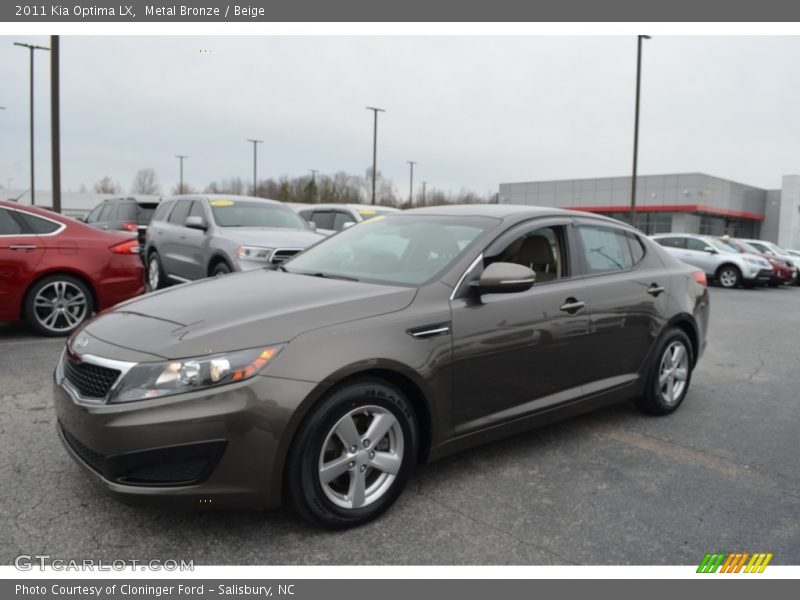 Metal Bronze / Beige 2011 Kia Optima LX