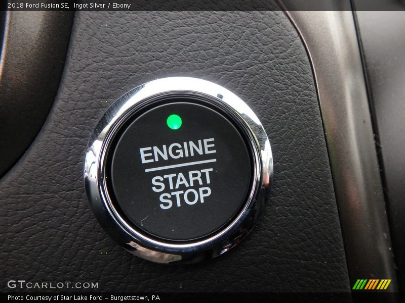Ingot Silver / Ebony 2018 Ford Fusion SE
