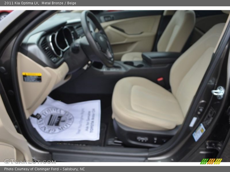 Metal Bronze / Beige 2011 Kia Optima LX