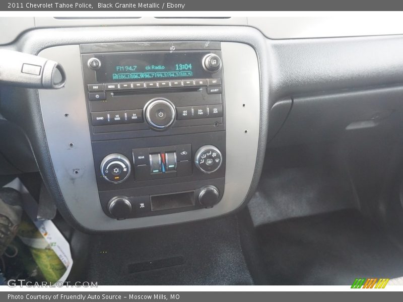 Black Granite Metallic / Ebony 2011 Chevrolet Tahoe Police