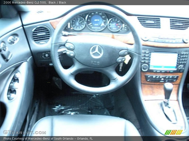 Black / Black 2006 Mercedes-Benz CLS 500