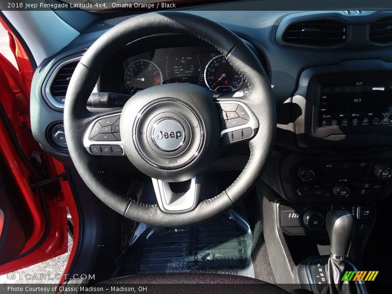 Omaha Orange / Black 2018 Jeep Renegade Latitude 4x4