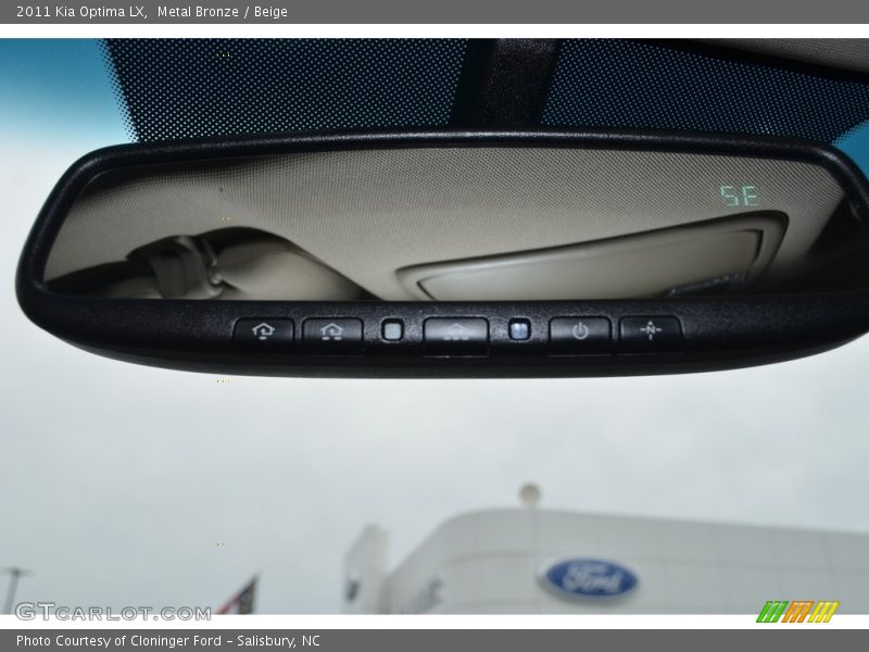 Metal Bronze / Beige 2011 Kia Optima LX