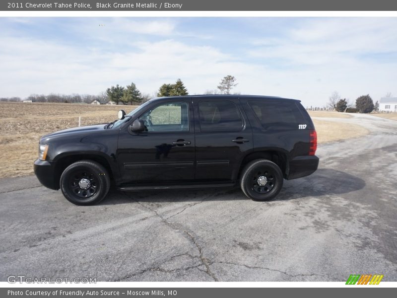  2011 Tahoe Police Black Granite Metallic