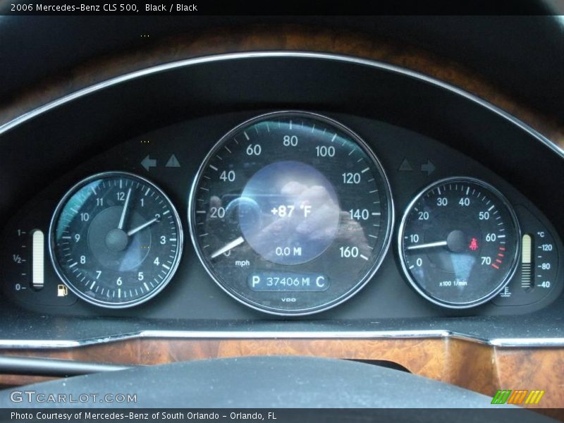 Black / Black 2006 Mercedes-Benz CLS 500