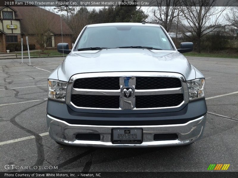 Bright Silver Metallic / Black/Diesel Gray 2018 Ram 1500 Tradesman Regular Cab