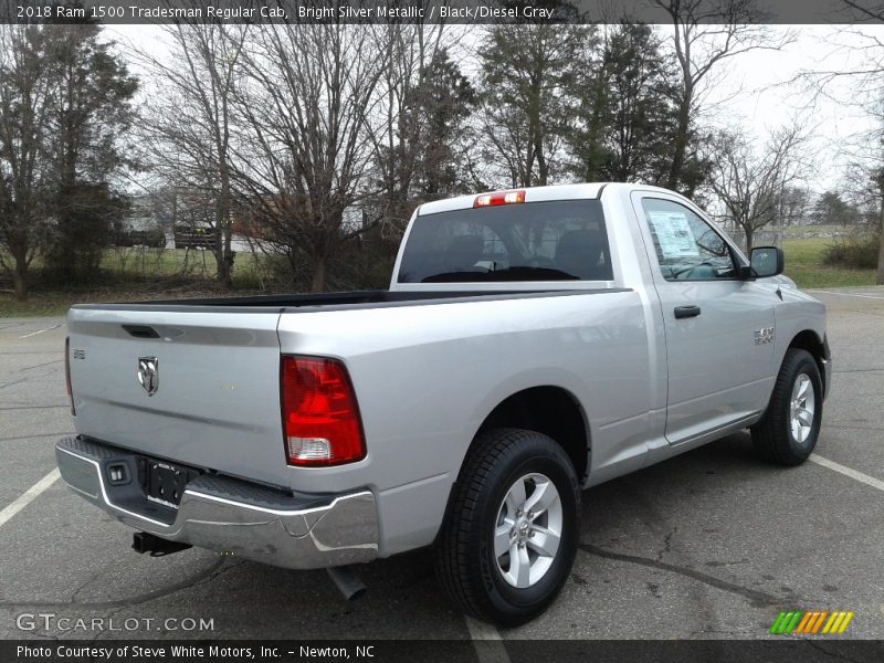 Bright Silver Metallic / Black/Diesel Gray 2018 Ram 1500 Tradesman Regular Cab