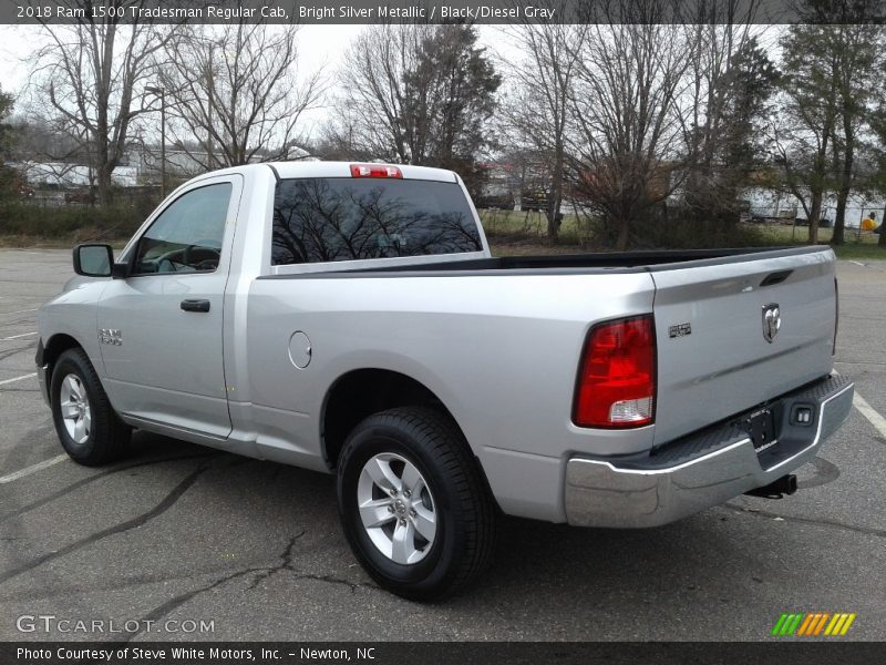 Bright Silver Metallic / Black/Diesel Gray 2018 Ram 1500 Tradesman Regular Cab